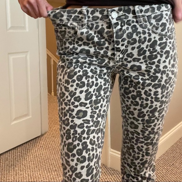 Loft Leopard Print Modern Skinny Jeans - Picture 11 of 11